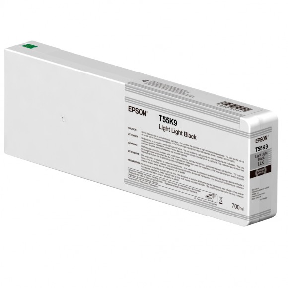 Epson Light Light Black Ink N/C P6/7/8/9000 700ml T55K9